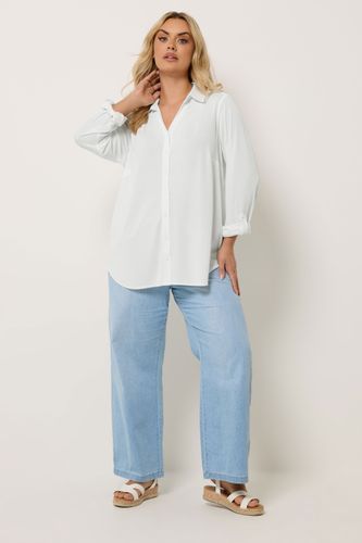 Chemise Côtelée Ivoire Size 48 - Yours - Modalova