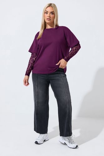 Top Violet À Manches En Dentelle Size 42 - Limited Collection - Modalova