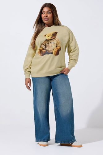 Sweatshirt Teddy À Imprimé Léopard Marron Naturel Size 46 - Limited Collection - Modalova