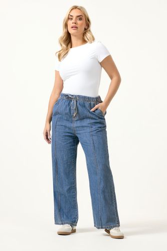Jean Large Bleu Moyen À Coutures Sur Le Devant Size 54 - Yours - Modalova