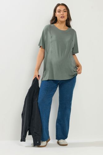 Tshirt À Manches Courtes Vert Sauge Size 48 - Bump It Up - Modalova