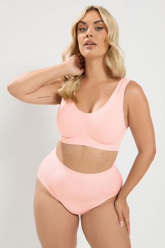 Et Lot De 2 Brassières Rembourrées Sans Coutures Rose/Blancsize 50-52 - Yours - Modalova