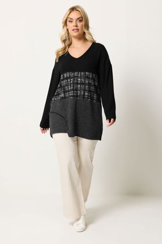 Top Doux Color Block Noir Size 48 - Yours - Modalova