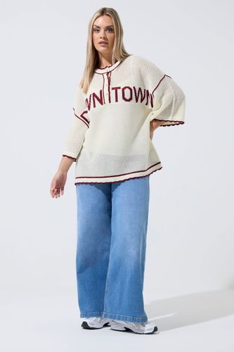 Yours Top En Maille Crème « Downtown »Size 38-40 - Limited Collection - Modalova