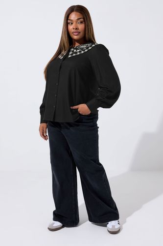 Haut À Col Oversize Brodé Noir Size 42 - Limited Collection - Modalova