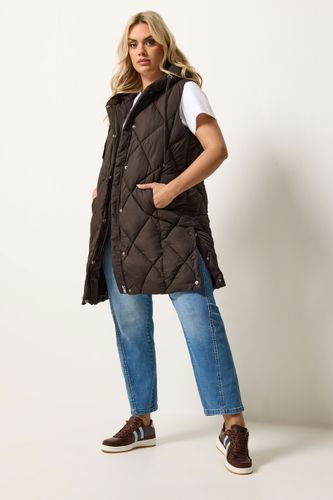 Doudoune Sans Manches Milongue Chocolat Size 44 - Yours - Modalova
