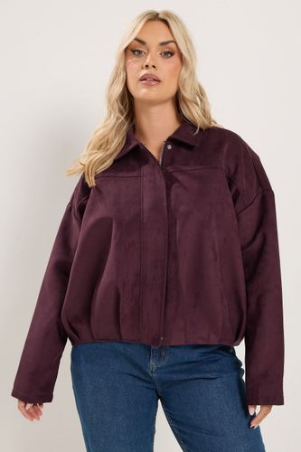 Veste Violette En Imitation Daim Size 42 - Yours - Modalova