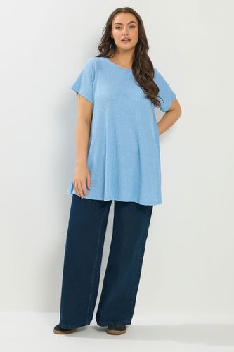 Tshirt Côtelé Doux Au Toucher Bleu Clair Size 58-60 - Yours - Modalova