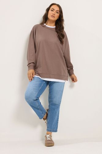 Sweatshirt 2 En 1 Marron Size 40 - Yours - Modalova