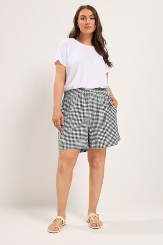 Short À Carreaux Vichy Noir Size 46 - Yours - Modalova