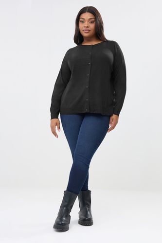 Gilet Boutonné Noir Size 50-52 - Yours - Modalova
