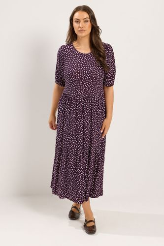 Yours Robe Longue À Pois Size 44 - Yours - Modalova