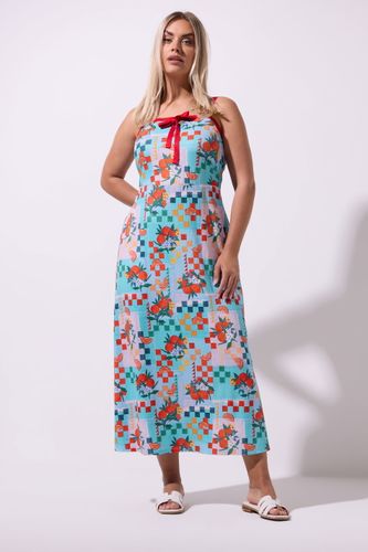 Yours Robe Midaxi À Imprimé Fruit Bleu Et Carreaux, Collection Limitéesize 48 - Limited Collection - Modalova