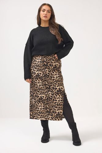 Jupe Tube Texturée Brun Léopard Size 48 - Yours - Modalova
