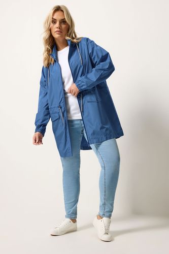 Parka Légère Bleue Avec Cordon De Serrage Size 42 - Yours - Modalova