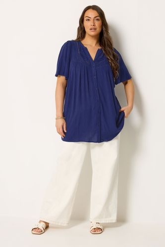 Yours Chemisier Bleu Marine Size 48 - Yours - Modalova