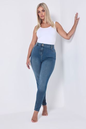 Skinny Jean Ava Stretch Mid Size 52 - Yours - Modalova
