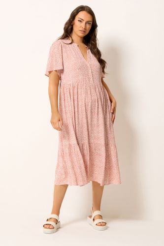 Robe Étagée À Petites Fleurs Size 54-56 - Yours - Modalova
