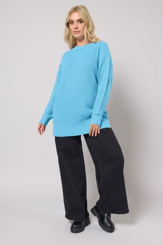 Pull Bleu Clair À Épaules Tombantes Size 46-48 - Yours - Modalova