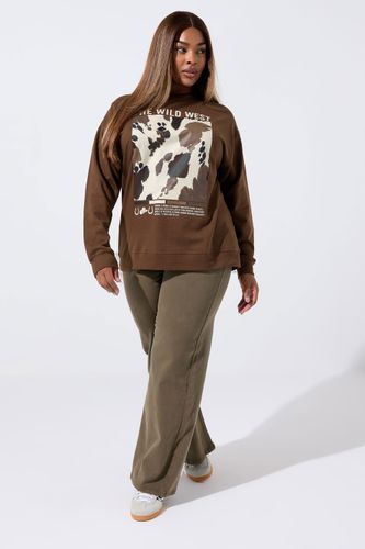 Sweatshirt À Imprimé Vache « The Wild West » Size 46 - Limited Collection - Modalova