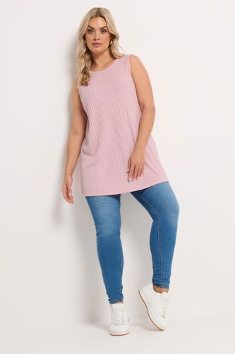 Débardeur Rose Doux Au Toucher Size 50-52 - Yours - Modalova