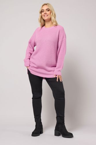 Pull Tricoté Rose Essentiel À Manches Longues Size 46-48 - Yours - Modalova