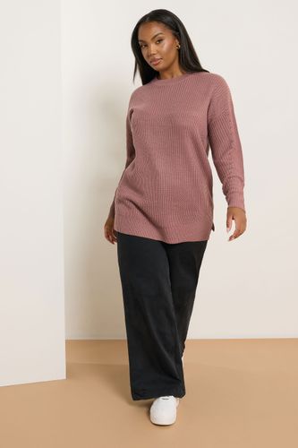 Pull Rose À Épaules Tombantes Size 46-48 - Yours - Modalova