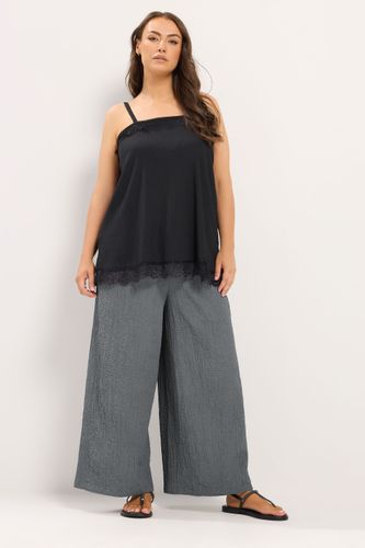 Pantalon Large Gris Texturé Size Regular > 44 - Yours - Modalova