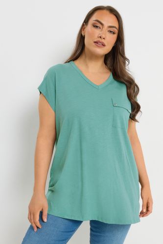 Tshirt À Poche Vert Size 50-52 - Yours - Modalova