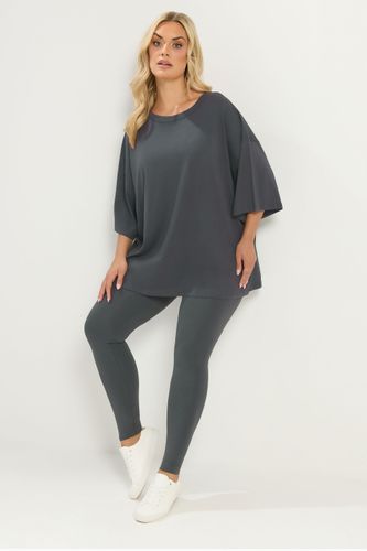 Legging Gris Anthracite Size 44 - Yours - Modalova