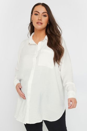 Maternity Chemisier Blanc Design Uni Size 52 - Bump It Up - Modalova