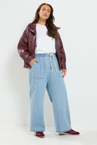 Jean En Denim Bleu Noué À La Taille Size Regular > 56 - Yours - Modalova