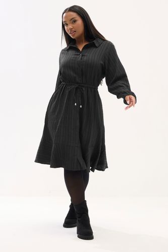 Robechemisier Noire Texturée Size 42 - Yours - Modalova