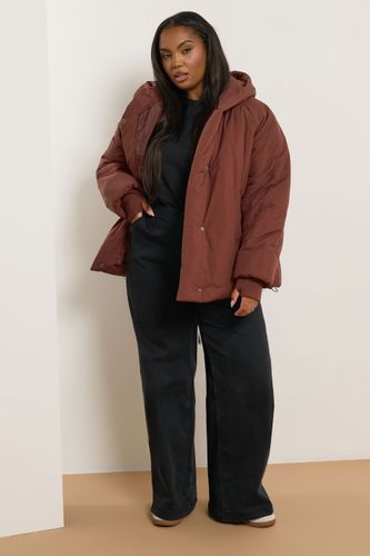 Manteau Matelassé Marron Size 44 - Yours - Modalova