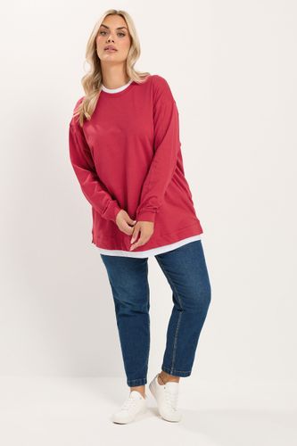 Sweatshirt 2 En 1 Rouge Size 62-64 - Yours - Modalova