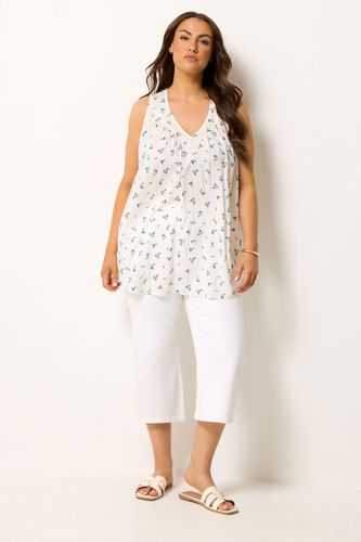 Débardeur Blanc À Petites Fleurs Size 50-52 - Yours - Modalova