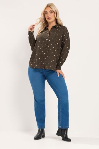 Chemise Marron À Pois Size 44 - Yours - Modalova