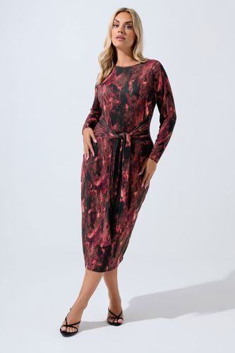 Robe Rouge Midaxi Design Serpent Size 46 - Limited Collection - Modalova