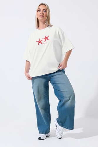 Tshirt Blanc « A La Mer » Motif Étoile De Mer Size 48 - Limited Collection - Modalova