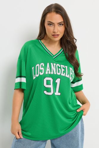 Tshirt Vert « Los Angeles » Size 48 - Yours - Modalova