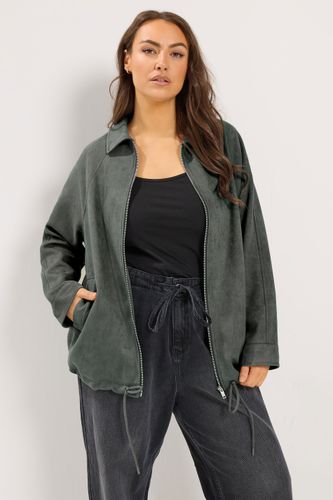 Bomber En Suédine Gris Anthracite Size 50-52 - Yours - Modalova