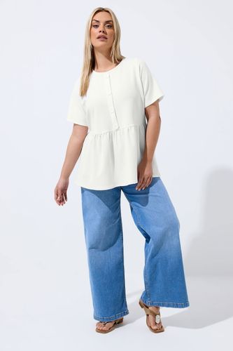 Top Noir Et Blanc À Basque Size 38 - Limited Collection - Modalova