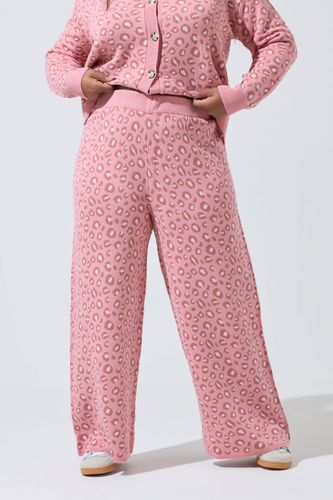 Pantalon Large À Imprimé Léopard Rose Size 50-52 - Limited Collection - Modalova