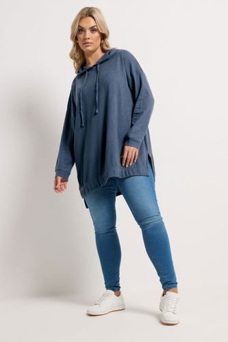 Sweat À Capuche Bleu Marine Gaufré Size 54-56 - Yours - Modalova