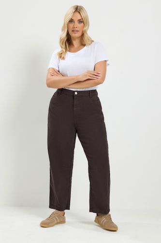 Jean Barrel Marron Chocolat Size 56 - Yours - Modalova
