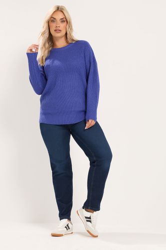 Pull À Col Rond En Maille Violette Size 54-56 - Yours - Modalova