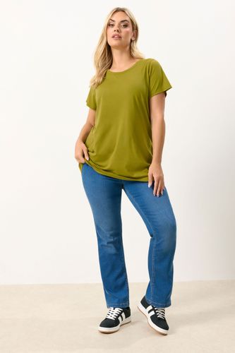 Tshirt Basique Vert Chartreuse Size 50-52 - Yours - Modalova