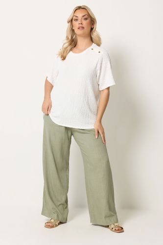 Top Blanc Texturé Façon Bulles Size 48 - Yours - Modalova