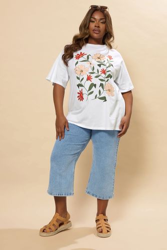 Tshirt Blanc À Imprimé Floral Size 48 - Yours - Modalova