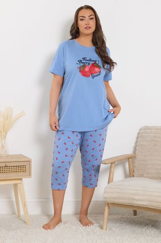 Curve Ensemble De Pyjama Bleu « Feeling Berry Good » Size 46-48 - Yours - Modalova